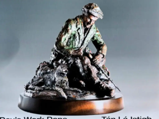 Day's Work Done sculpture by Liam O'Neill