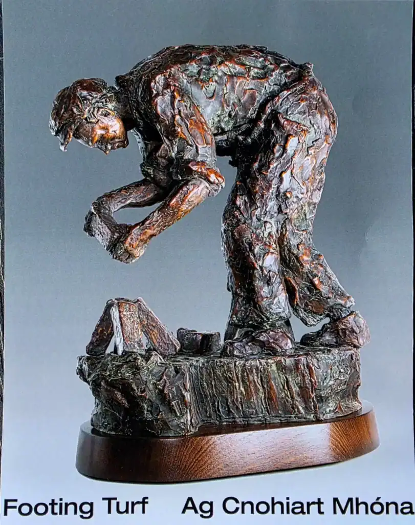 Footing Turf sculpture by Liam O'Neill