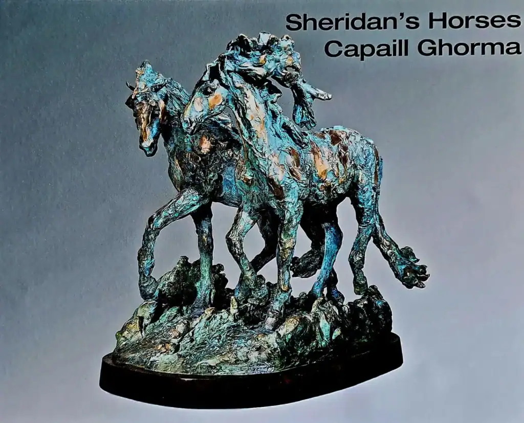 Sheridan's Horses sculpture by Liam O'Neill