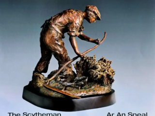 The Scytheman sculpture by Liam O'Neill